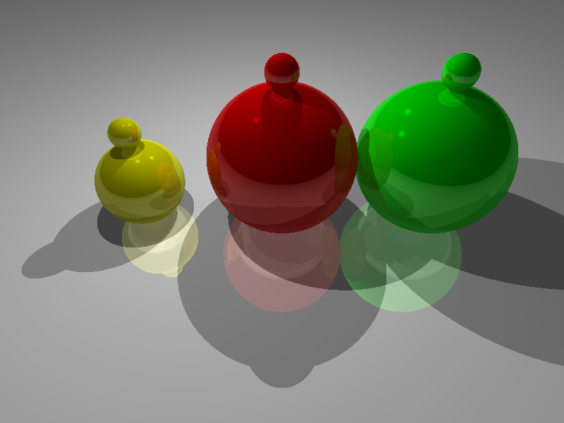 Reflection render at depth 5